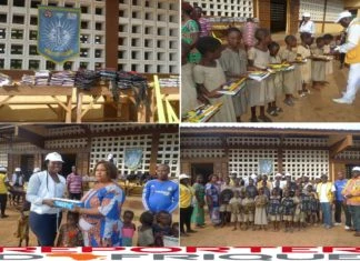 Togo : LEO Club Lomé ECLAT offre des kits scolaires aux élèves d’EPP Akpadjéyi Condji dans les Lacs